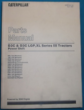 CAT Caterpillar D3C Séries III Tracteur Dozer Pièces Manuel Livre S/N 6SL 7XL