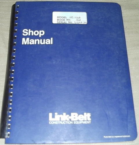 Link belt manuel - link-belt, d’atelier