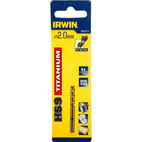Foret hss 2mm titanium - -, pour