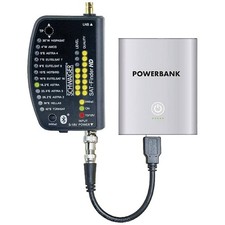Schwaiger Sat Finder HD + Powerbank Pointeur satellite