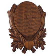 Plaque De Trophée Sculptée