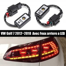 Clignotant Dynamique Module Feux Arrieres Golf 7 Indicateur LED VW VII 2012-2018