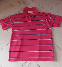 POLO HOMME ROSE A RAYURES TAILLE L
