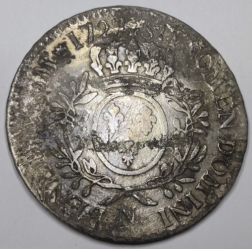 Rare argent ecu 1727 n - rare, argent,