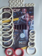 FLIPPER DATA EAST- ROBOCOP-KIT ELASTIQUES CAOUTCHOUC-PINBALL RUBBER SET KIT