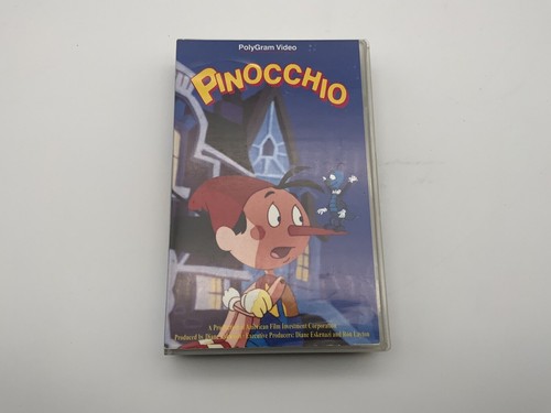 Pinocchio polygram vhs - pinocchio,