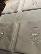 6 serviettes Fleurs Lys, 55x55