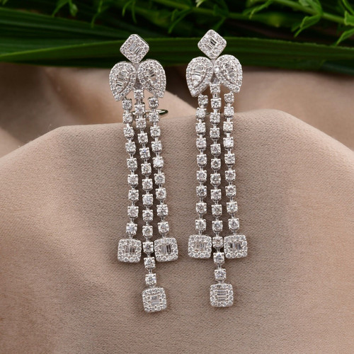 Diamant pavé boucles - pavé,