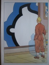 Affiche année 1994 - tintin, au