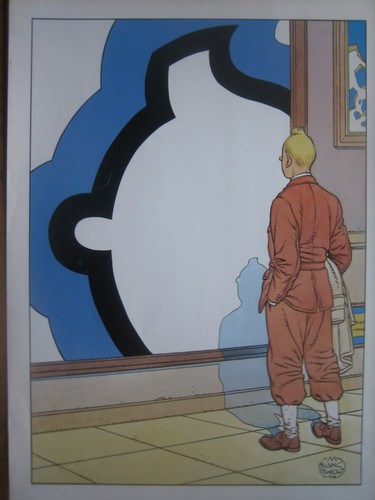 Affiche année 1994 tintin - année,