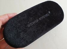 SONIA RYKIEL étui lunettes velours beg noir + chiffon