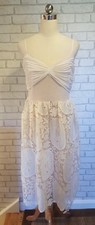Robe midi femme - , blanche