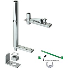 Kit Pivot Ferme-Porte MANTION Ouverture à Droite pour Portes jusqu'à 200kg - 25