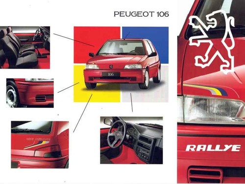 Catalogue brochure peugeot 106 - catalogue,