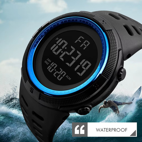Montre numérique homme sport - numérique,