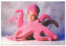 Carte postale Tom Arma BÉBÉ format cpm (pieuvre)