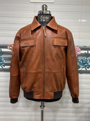 Blouson bomber rétro cuir - rétro,