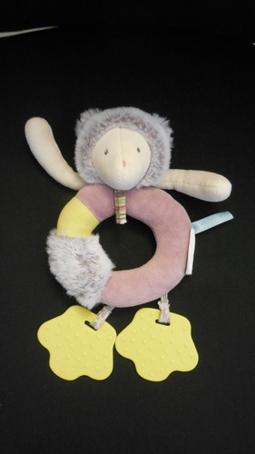 Doudou hochet rond souris - hochet,