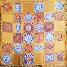 Foulard en soie multicolore