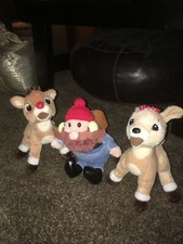 Lot of 3 Rudolph Small Plush