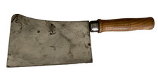 ancien Couperet Feuille De Boucher Hachoir  marque Gouvy numéro 2 boucherie