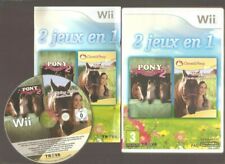 Rare !!! MON HARAS Ma Vie avec les Chevaux + PONY FRIENDS 2 : 2 Jeux Cultes. Wii