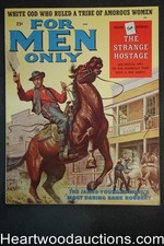 For Men Only Jun 1958 Jesse James, Capone, Int Male Bondage - High Grade- NAPA
