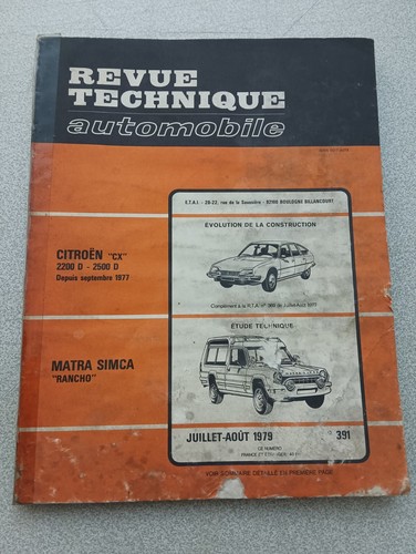 Rta revue technique - technique, automobile