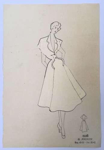 Dessin original calque croquis - dessin,