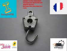 DINKY TOYS CROCHET TOURNANT ROTATIF EN  METAL BLANC  REF430/661/806/826/971/972.