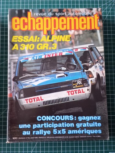 Ah066 revue échappement - échappement, 1978