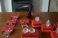 Décoration de noël en cristal de Baccarat, collection 2012, boîte d'origine