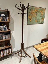 Ancien Porte Manteau Perroquet - Bois Courbé - style Thonet