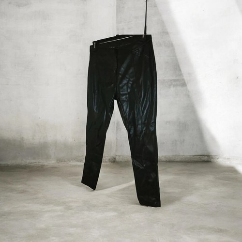Pantalon effet cuir souple - , –