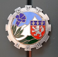 Insigne 27° DIA CIT 158 Centre Instruction Train ORIGINAL FRENCH ARMY BADGE