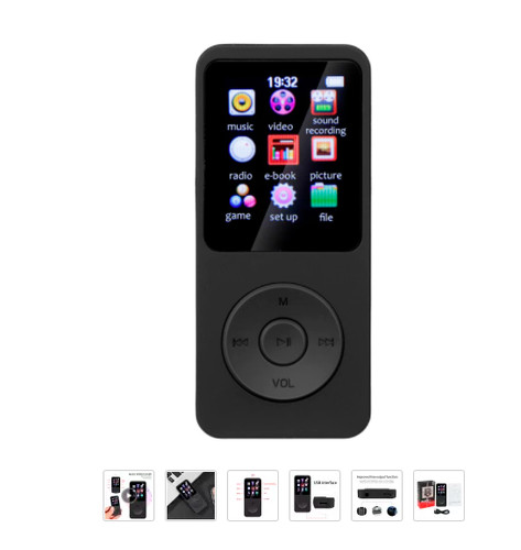 Lecteur mp3 bluetooth portable - mp3,