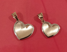 Pendentif En Or 18 CT 750 Satiné Et Brillant