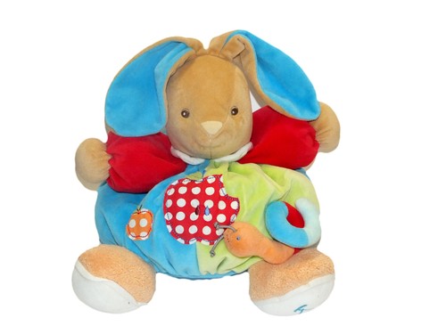 Doudou lapin kaloo - lapin, bleu
