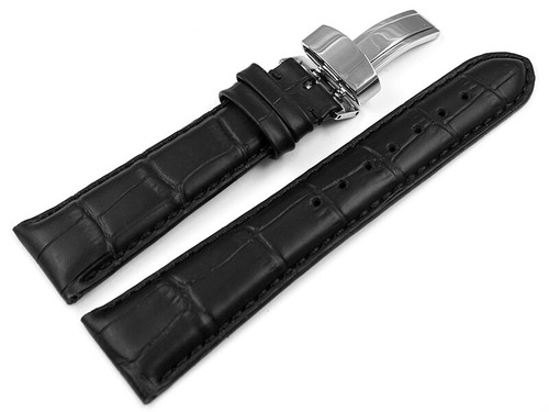 Bracelet montre grain croco