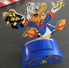 BELLE TIRELIRE DISNEY PICSOU BANK EN BOIS 16 CM DE HAUT SANS CLEF