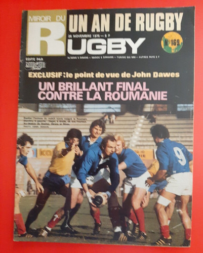 1975 miroir rugby - rugby, n°169
