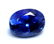 Naturel 4.70 CT Saphir Bleu sans Défaut Coupe Ovale Certifié Ample Gemme +