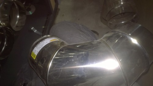 Coude inox d140 - coude, poujoulat