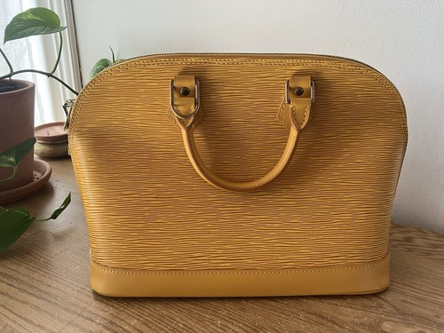 Louis vuitton sac - alma, cuir