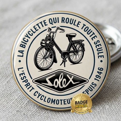 Badge manget solex motobecane - badge,