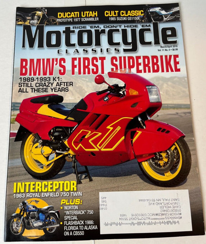 2016 motorcycle classics - motorcycle,