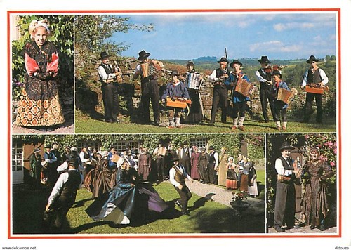 Carte postale folklore - carte,