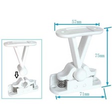 Attache de retenue de porte caravane statique pour divers véhicules sécurisé