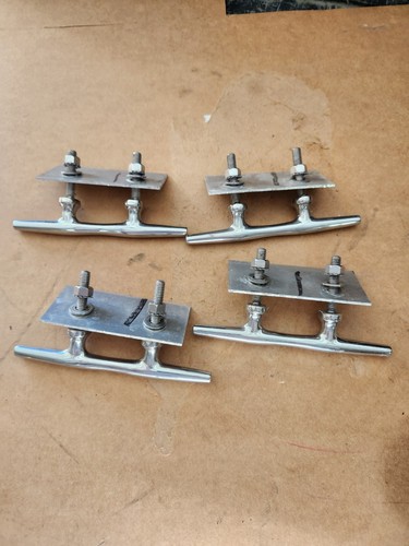 Chrome cleats with - 6",