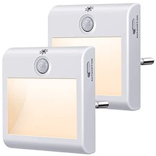 Veilleuse Prise Electrique, [Lot de 2] Veilleuse avec Détecteur de Mouvement (ON